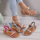 Sophia – Stylische Offene Zehenpartie Sandalen mit verstellbarem Entwerfen und rutschfester Sohle