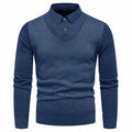 Anton - Bequemer Langärmelig Schlanke Passform Zweiteiliger Pullover
