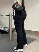 Lena - Bequeme Hohe Taille Mehrfachtasche Cargohosen