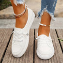 Leni - Lässig Flache schuhe mit rutschfester Sohle und runder Spitze