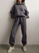 Raina - Stylisches Zweiteiliges Kapuzenpulli Set Für Ultimativen Komfort