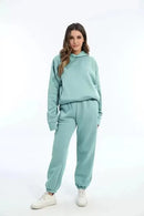 Raina - Stylisches Zweiteiliges Kapuzenpulli Set Für Ultimativen Komfort