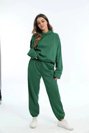 Raina - Stylisches Zweiteiliges Kapuzenpulli Set Für Ultimativen Komfort