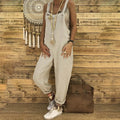 Zayra – Lässiger lockerer Jumpsuit mit verstellbaren Trägern und Taschen