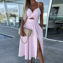 Ava – Stilvolles Armelloses Midikleid