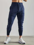 Julian – Schlanke Passform Hose mit Kordelzug in der Taille und Taschen