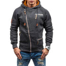 Louis - Langärmeliger Reißverschluss Kapuzenpulli Mit Mehreren Taschen