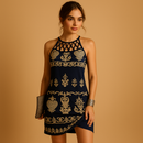 Leona – Stylisches Minikleid mit Rundhalsausschnitt und ärmellos