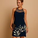 Leona – Stylisches Minikleid mit Rundhalsausschnitt und ärmellos