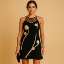 Leona – Stylisches Minikleid mit Rundhalsausschnitt und ärmellos