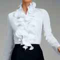 Karina - Modische Rüschenbluse mit langem Ärmel