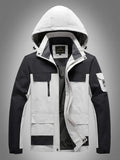 Adam - Langärmelig Wasserdicht Kapuze Jacke Mit Taschen