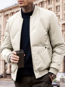 Felix - Langärmelig Baseball Kragen Jacke Mit Reißverschluß
