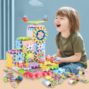 BuildMotion - Zahnrad Bauspielzeug Set Ineinandergreifende Blöcke mit motorisierten Zahnrädern für dynamisches Spiel