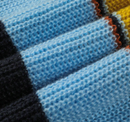 Claus - Langärmelige Gestreift Strickjacke Mit Schaltflächen