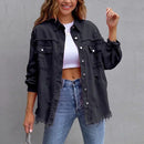 Emma – Klassische Schlanke Passform Jeansjacke Für Modernen Stil