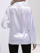 Silke - Lässige locker sitzende Bluse mit langen Ärmeln