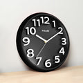 TimeLuxe - Moderne Stumm Große Zahl 3D Wanduhr