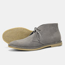 Anton - Schnürstiefel im Vintage Stil mit verstellbarem Kordelzug und rutschfester Sohle