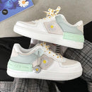 Ella - Lässig Rutschfest Floral Drucken Knöchel Turnschuhe