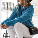 Bella – Rollkragen Pullover Aus Strick Im Skyline Stil