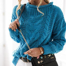 Bella – Rollkragen Pullover Aus Strick Im Skyline Stil