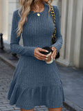 Isabella - Luxuriöses Pullover Kleid Mit Elegantem Trapezschnitt