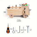 SkillSpark - Montessori Busy Board Interaktive LED Schalter und Werkzeugset