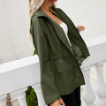 Bridget - Langärmelige Kapuzenjacke mit Reißverschluss und Taschen