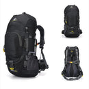 AdventurePro – Großer 60-Liter-Outdoor-Rucksack mit mehreren Taschen und Hüfttasche