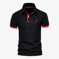 Jonas – Kurzarm Poloshirt mit Knopfleiste und schmaler Passform