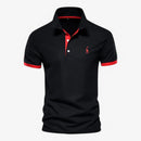Jonas – Kurzarm Poloshirt mit Knopfleiste und schmaler Passform
