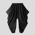 Kian – Weite drapierte Hose mit umgeschlagenem Saum und lockerer Passform