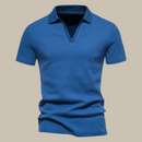 Felix – Lässiges Slim Fit V Ausschnitt Shirt mit kurzem Arm