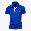 Jonas – Kurzarm Poloshirt mit Knopfleiste und schmaler Passform