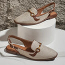 Isla – Elegante Slingback-Flats mit schickem Riemen und gepolsterter Innensohle