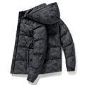 Louis - Langärmelige Camouflage Jacke mit verstellbarer Kapuze und Taschen