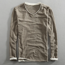 Noah – V-Ausschnitt Shirt mit langen Ärmeln und modernem Design