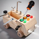 SkillSpark - Montessori Busy Board Interaktive LED Schalter und Werkzeugset