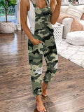 Soraya - Lässige Latzhose mit verstellbaren Trägern geradem Bein und Taschen