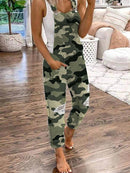 Soraya - Lässige Latzhose mit verstellbaren Trägern geradem Bein und Taschen