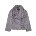 Sophia - Bequeme Langärmelig Kunstfell Jacke