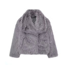 Sophia - Bequeme Langärmelig Kunstfell Jacke