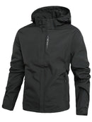 Felix - Langärmelige Winddicht Kapuze Jacke Mit Taschen