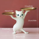 TidyCat – Dekorative Katzen Aufhänger Tablett Statue für Tischdekoration