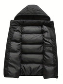 Leo - Warm Ärmellos Kapuze Jacke Mit Reißverschluß