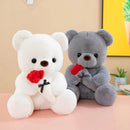 RoseCuddle - Rosen Teddybär mit handgefertigtem Entwerfen
