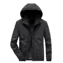 Henry - Langärmelige Reißverschluss Kapuze Jacke Mit Taschen