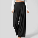 Ariella - Bequeme Hose mit weitem Bein hoher Taille und Taschen
