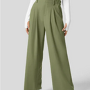 Ariella - Bequeme Hose mit weitem Bein hoher Taille und Taschen